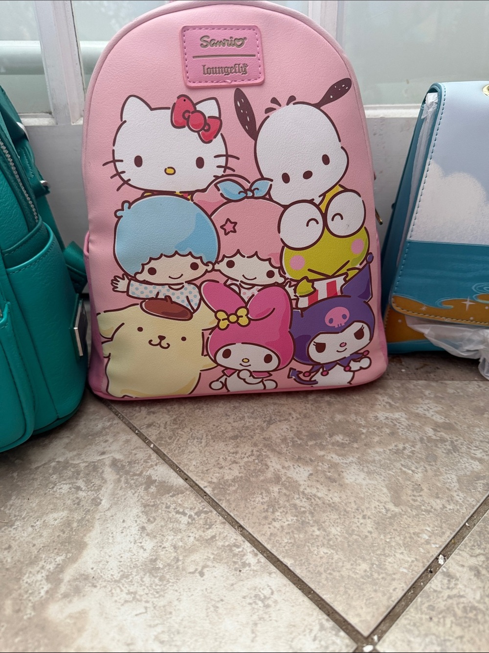 Loungefly Pink Sanrio Characters Mini Backpack